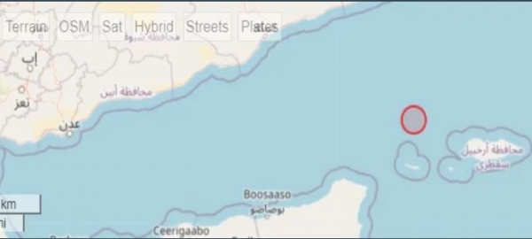 رصد زلزال متوسط بالقرب من أرخبيل سقطرى
