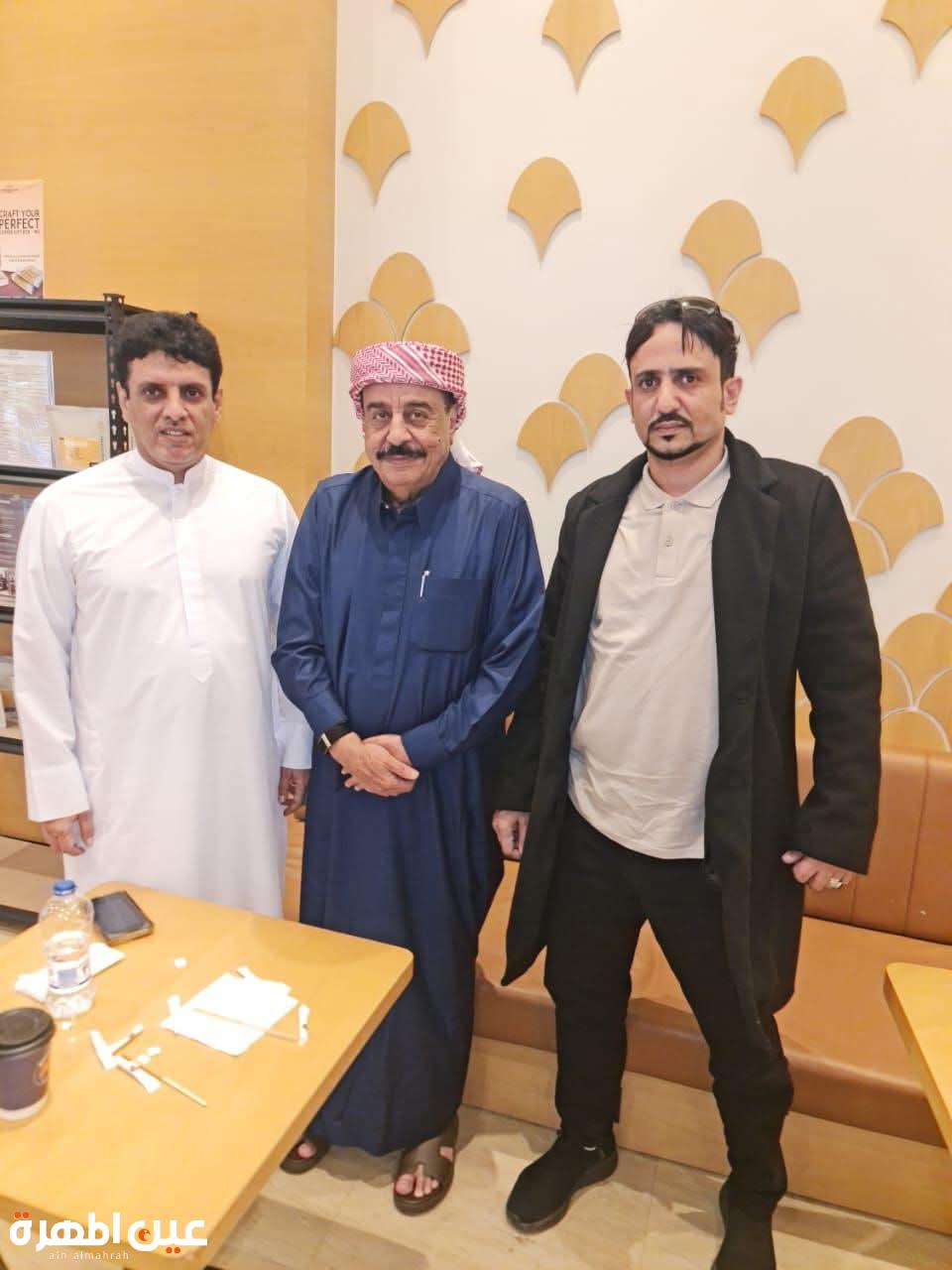 أحدث ظهور للصمرقع مع رجل المهرة الأول وقائد الحزام بلحج